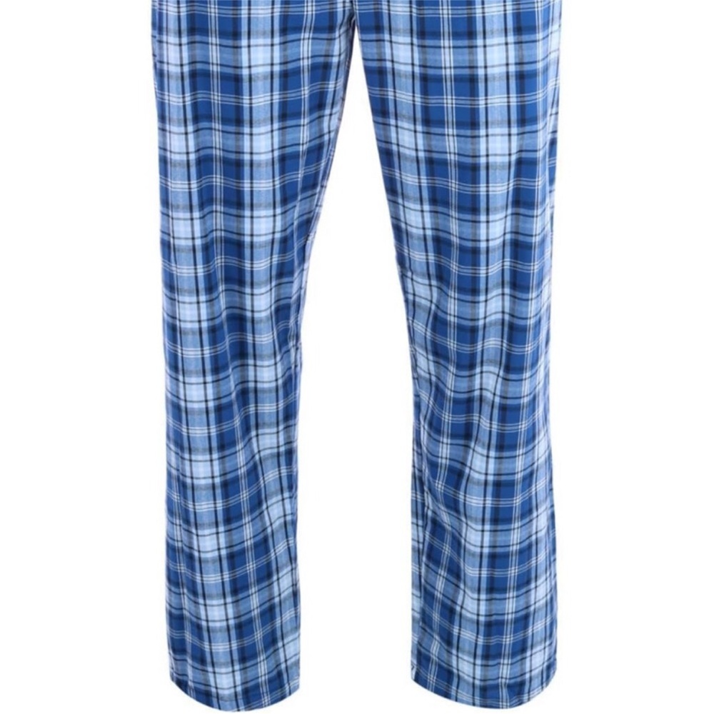 2fer! 2 Pair Hanes Men's Tag Free Comfort Flex Plaid Pajama Lounge Pants, NWT - Picture 4 of 11